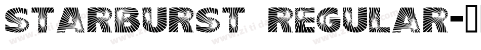 Starburst Regular字体转换